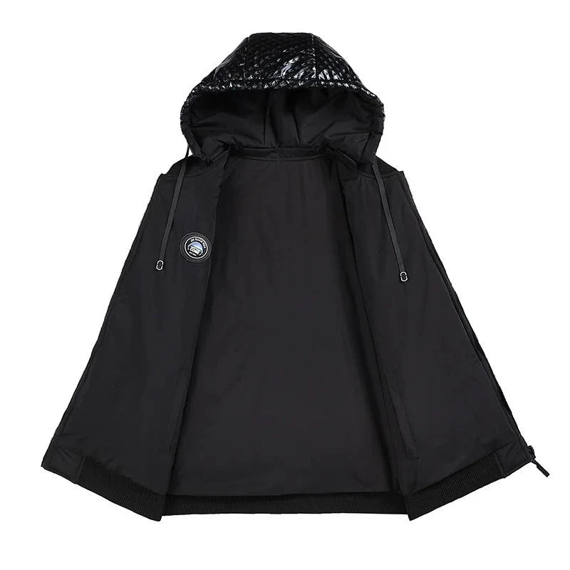 Thickened Warm Men Cotton Parkas Fashion Casual Style Roupas Masculinas Comfortable Wind-Resistant Clothing Quality Zipper Coat exovai.com