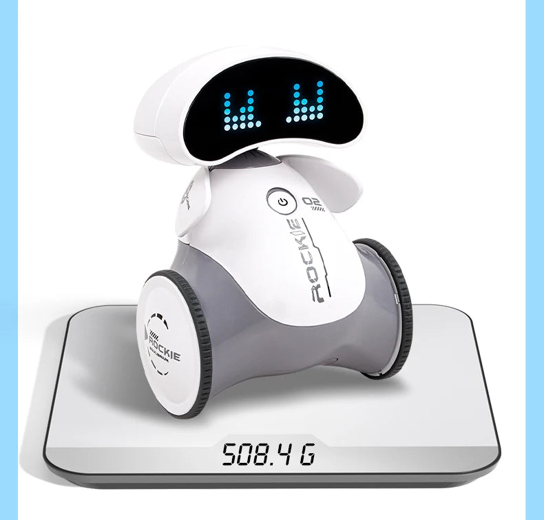 Robot Rc Emo Smart Intelligent Infrared Touch Sensor 2.4G Wireless Programming Robo Remote Control Robot Toys for Boys Girls exovai.com