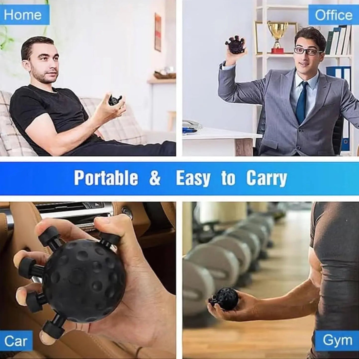 Strengthening finger exerciser, hand clamp exerciser, five-finger power device, rock climbing finger exerciser#Color:black exovai.com
