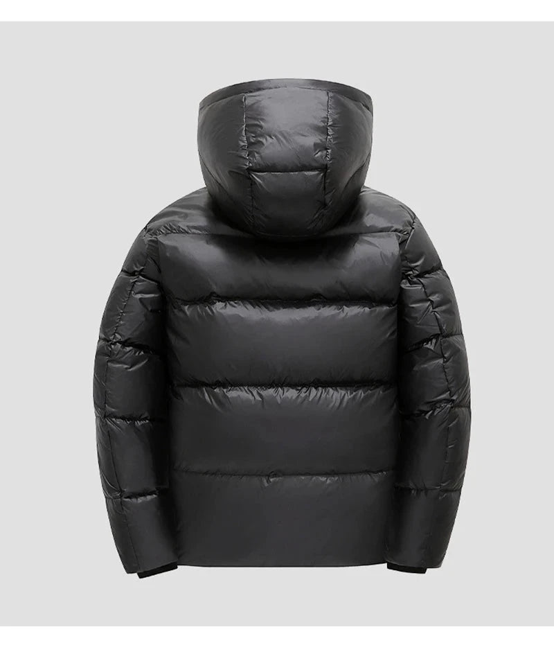 New Winter Men Warm Parkas Jacket Coat Mens Autumn Hooded Casual Brand Windproof Outwear Hat Parkas Jacket Male exovai.com