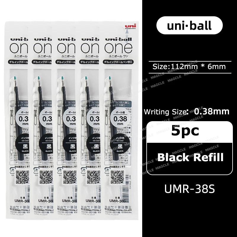 Japanese uni-ball ZENTO Gel Ink Pen Limited Flow Model Metal Push Ultra-Smooth Writing 0.38/0.5mm Signing for Students Business exovai.com