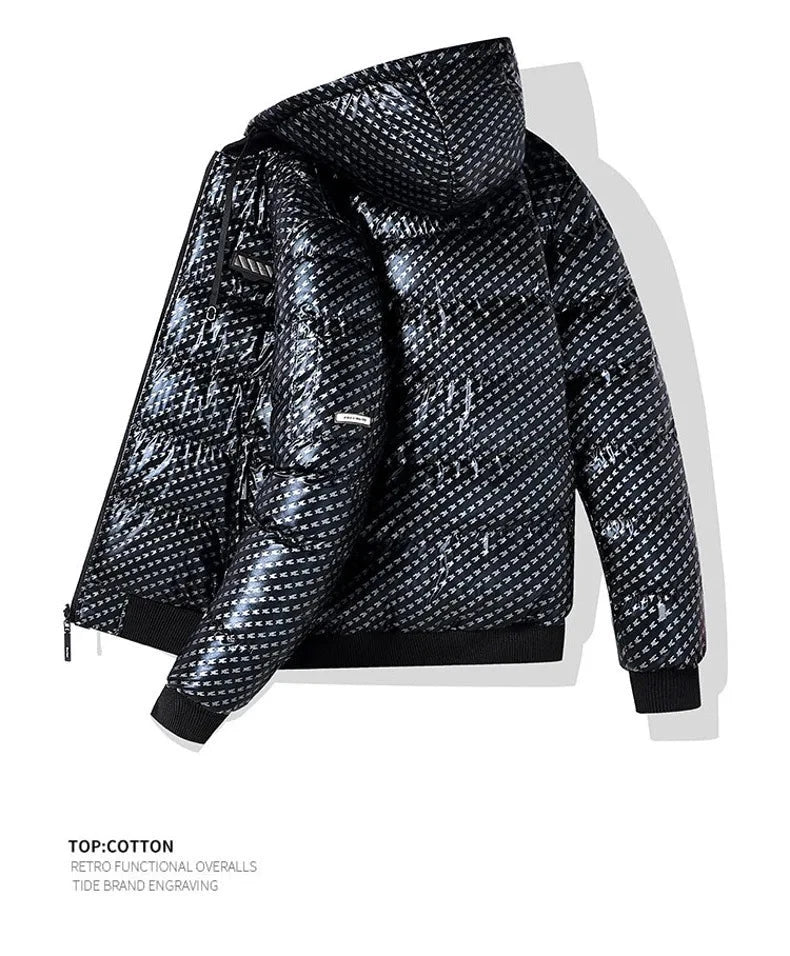 Thickened Warm Men Cotton Parkas Fashion Casual Style Roupas Masculinas Comfortable Wind-Resistant Clothing Quality Zipper Coat exovai.com