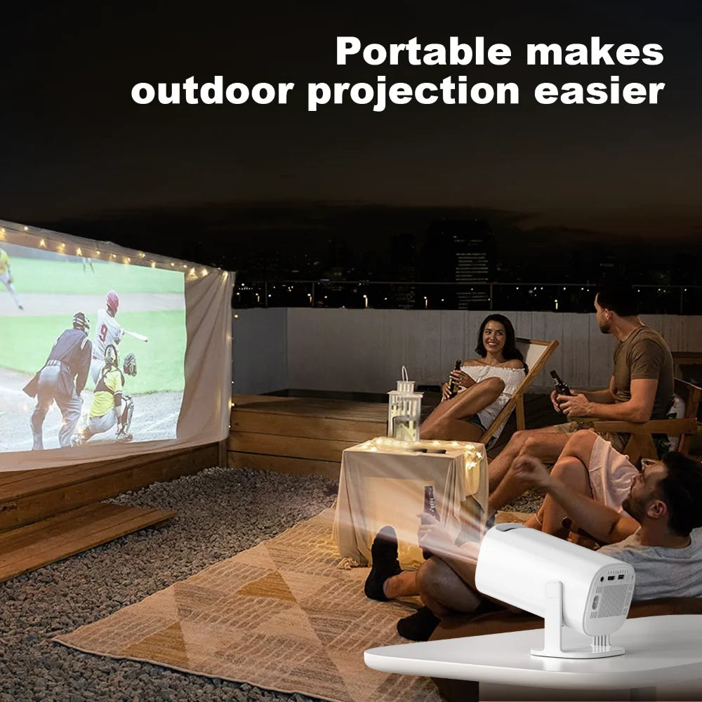 P30 Smart Mini Projector Android 11 WiFi6 Support 4K 1080P BT5.0 Projector 1280*720P Home Cinema Portable Projector exovai.com