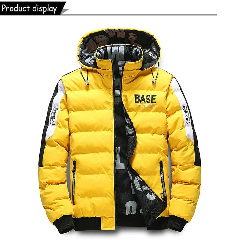Winter Men Outdoor Windbreak Brand Removable Hooded Jacket Men Windbreak Thick Warm Casual Fashion Parka Jacket Coat Male Hots exovai.com