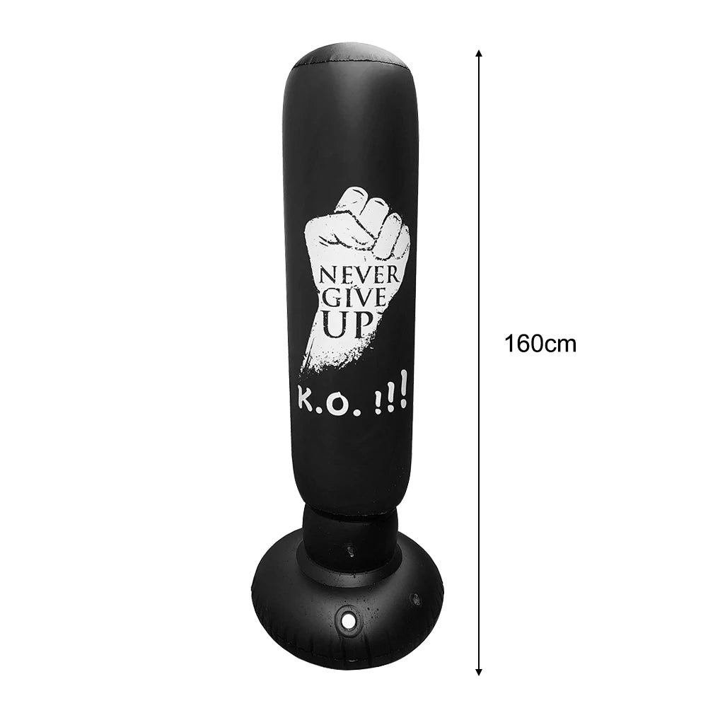 Inflatable Punching Boxing Bag Fitness Training Boxing Sack PVC Sports Fight Column Toy Kids Boxing Fight Pressure Sandbag exovai.com