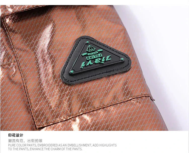 Men's Fashion Puffer Jacket Cotton Padded Thick Warm Puffy Parkas Hooded Windproof Thermal Overcoat Outerwear Plus Size L-5XL exovai.com