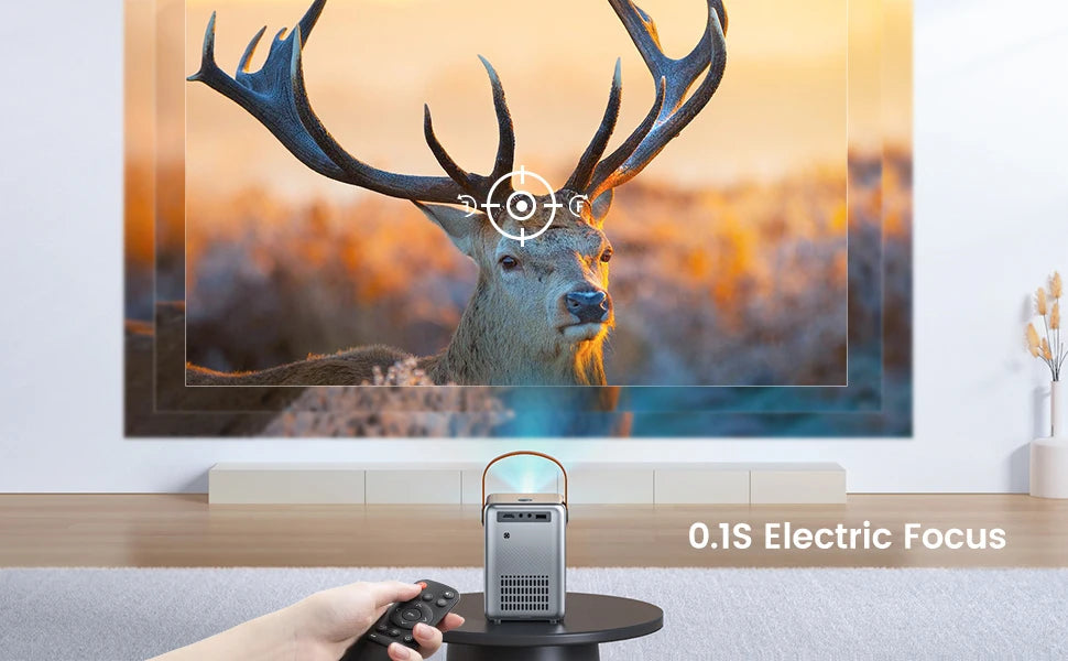 Wimius Mini Projector Full HD 1080P 18000 Lumens Video Projector Electric Focus 5G WiFi Bluetooth Portable Projector Home Cinema exovai.com