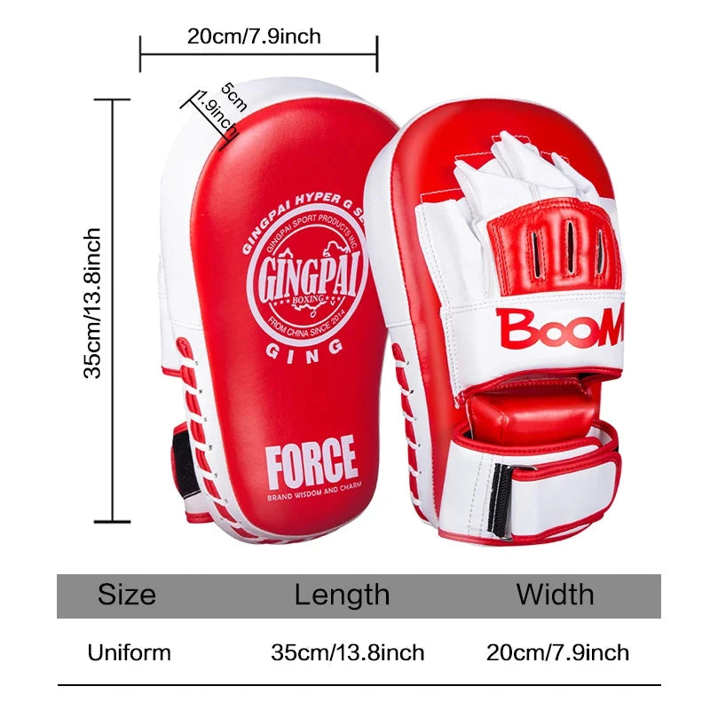 1 piece Big Target Fighting Sanda Fist Leg Integration Foot Target Arc Boxing Fighting Taekwondo Training Equipment Coaching exovai.com