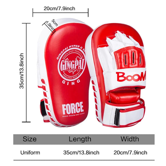 1 piece Big Target Fighting Sanda Fist Leg Integration Foot Target Arc Boxing Fighting Taekwondo Training Equipment Coaching exovai.com