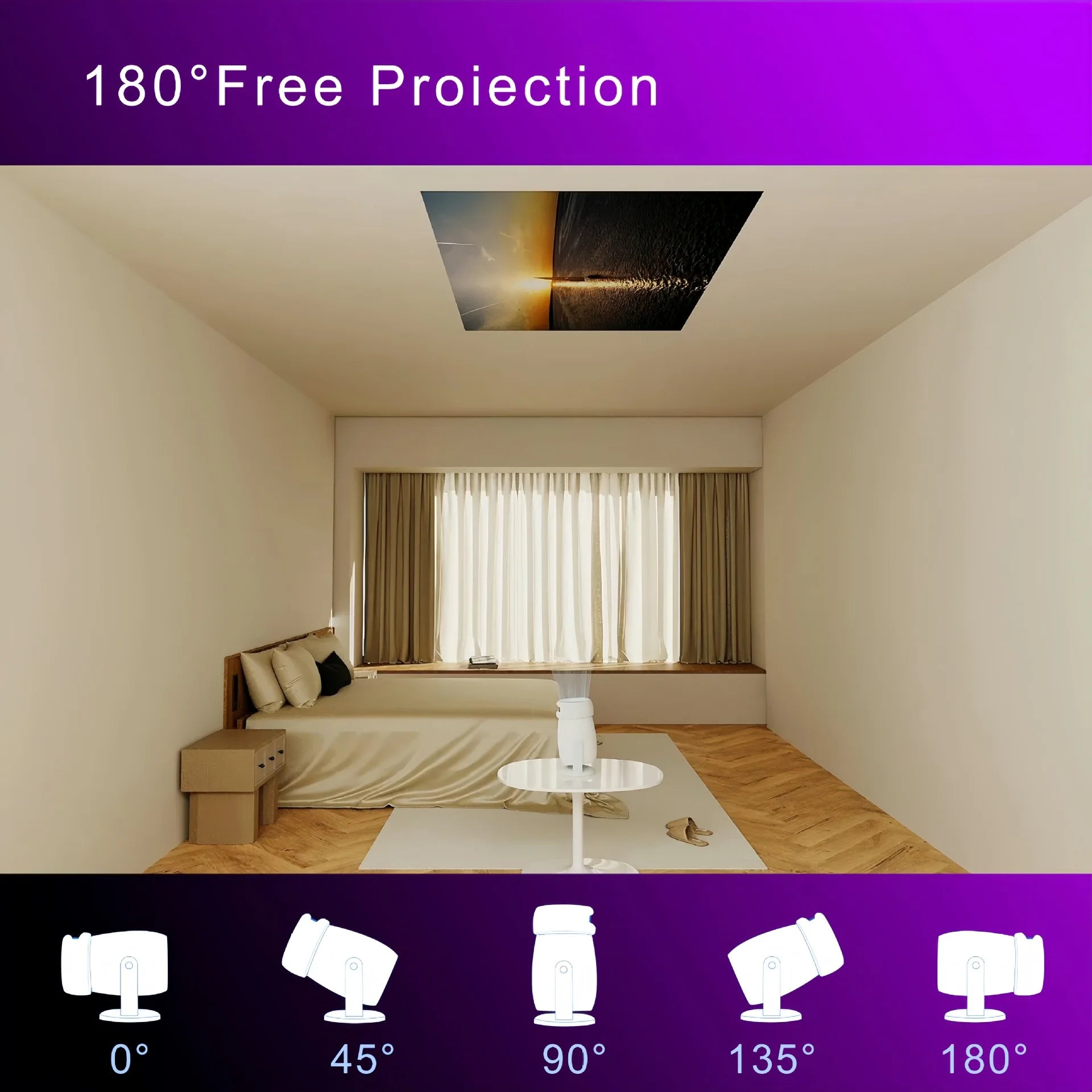 Xiaomi HD Mini Projector 4K Wifi6 Android 12 300 ANSI Dual Home BT5.0 1280*720P Portable Cinema Video Movie Player Home Theater exovai.com