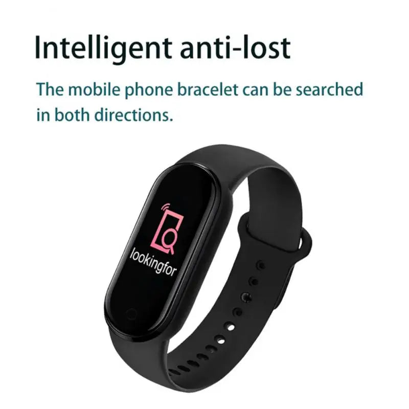 M6 Smart Watch Men Women Fitness Smart Bracelet Sports Band Heart Rate Blood Pressure Monitor Waterproof Multi-function Watches exovai.com