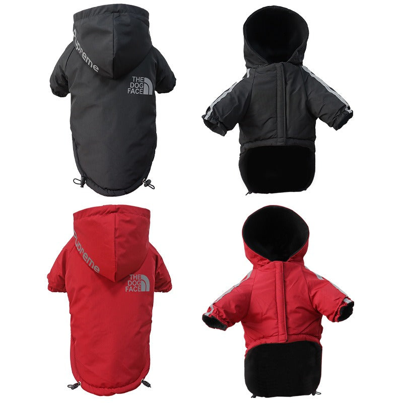 Waterproof Dogs Clothes Reflective Pet Coat For Small Medium Dogs Winter Warm Fleece Dog Jackets Puppy Raincoat Chihuahua Outfit exovai.com