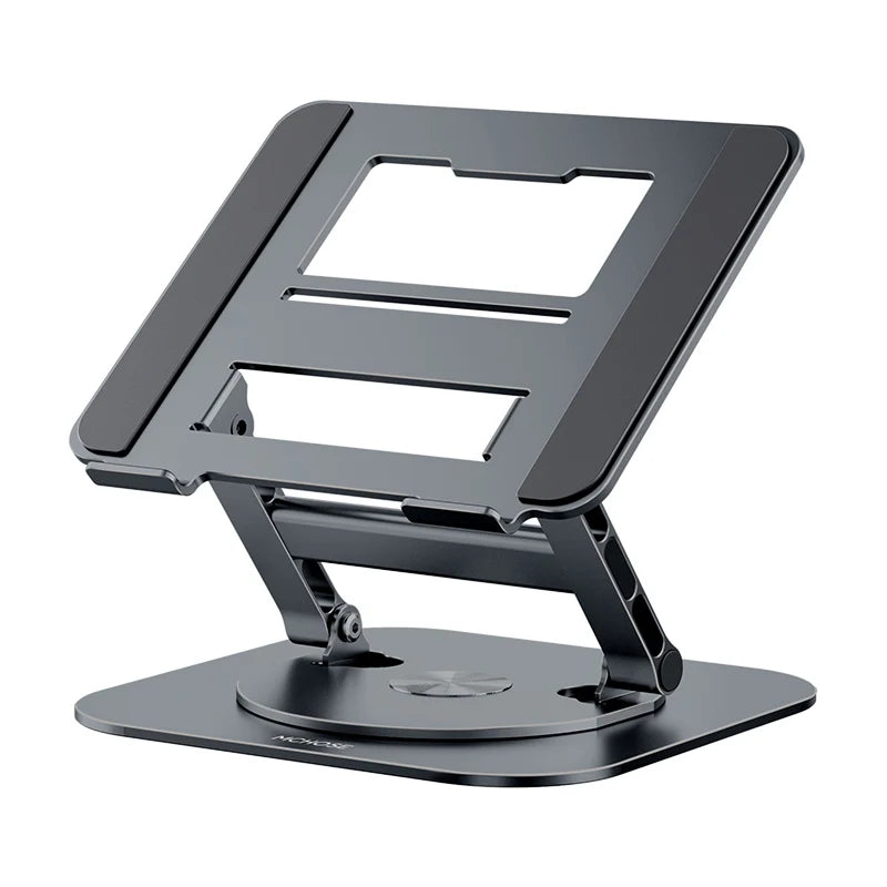 Laptop Stand 360° Rotatable Notebook Holder Liftable Desk Riser Stand Aluminum Alloy Stand Compatible With 9.7-17.3 Inch Laptops exovai.com