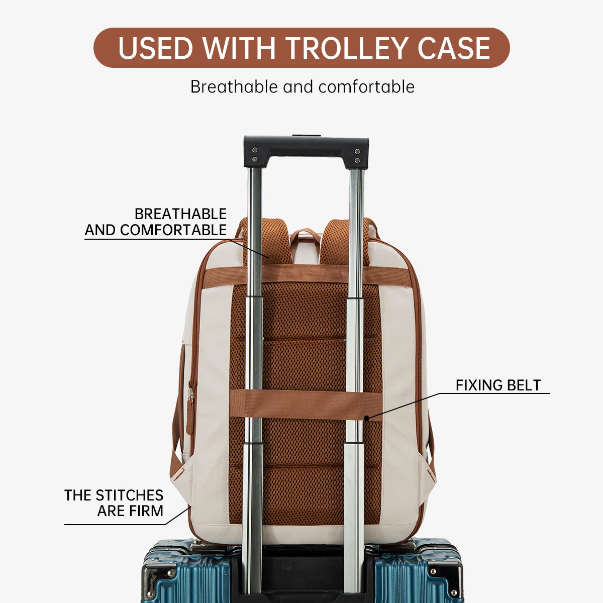 Backpack for Women 2025 New Simple Business Computer Backpack Outdoor Large Capacity Travel Bag Student School Bag for Boys exovai.com