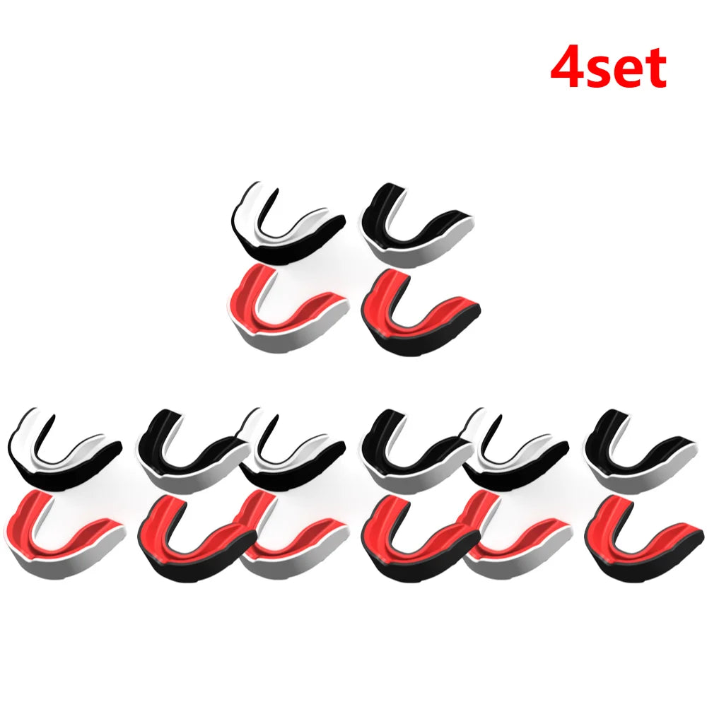 Fighting Training Mouth Guard Boxing Gum Shield Slim Fit Adult Sports Mouthguard Football Wrestling Boxing Teeth Protection exovai.com