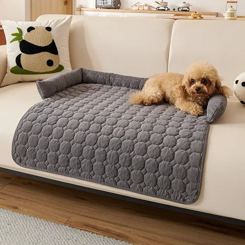 1PC Winter Warm Dog Bed Mats Super Soft  Plush Pet Blanket Pad Mat for Small Dogs Plush Neck Pillow Cat Nest Travel & Indoor exovai.com