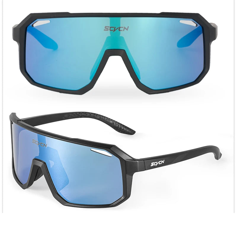 SCVCN Cycling Glasses Bike Mountain Bicycle Hiking Camping Golf UV400 Sunglasses Sport Protection Glasses for Men Women Baseball exovai.com