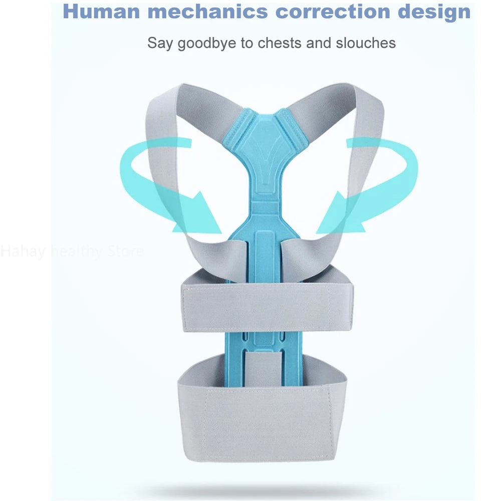 Invisible Chest Orthopedic Device Back Brace Supports Medical Bone Waist Belt Spine Support Men Women Breathable Lumbar Corset exovai.com