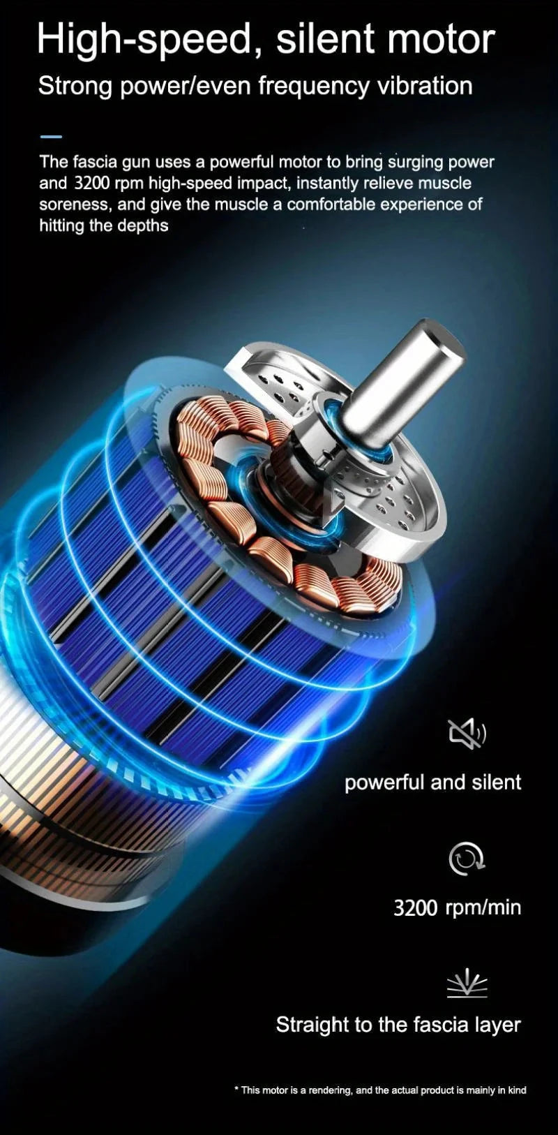 99 Level Massage Gun Fascia Deep Muscle Relax Body Neck Massager Electric Fitness Equipment Noise Reduction Male Female exovai.com