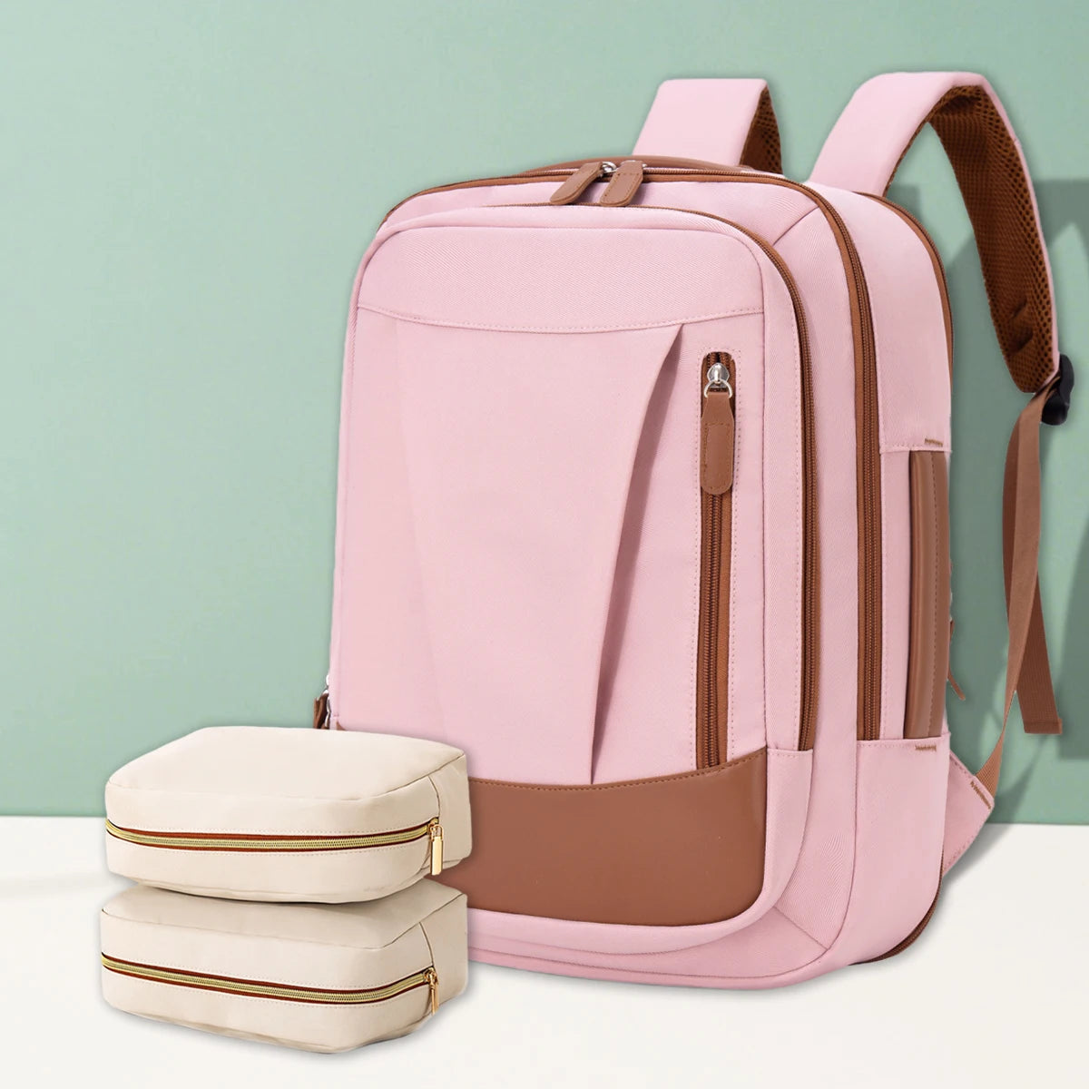 Backpack for Women 2025 New Simple Business Computer Backpack Outdoor Large Capacity Travel Bag Student School Bag for Boys exovai.com