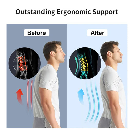 1PC Back Brace for Lower Back Pain Relief - Breathable Lumbar Support Belt with Pad for Herniated Disc, Sciatica - Adjustable Ba exovai.com