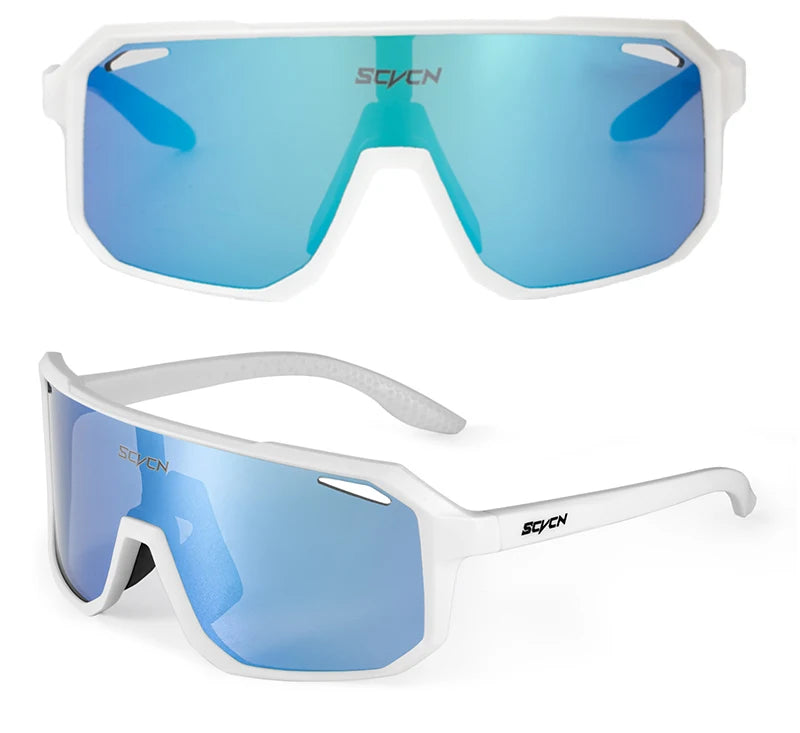 SCVCN Cycling Glasses Bike Mountain Bicycle Hiking Camping Golf UV400 Sunglasses Sport Protection Glasses for Men Women Baseball exovai.com