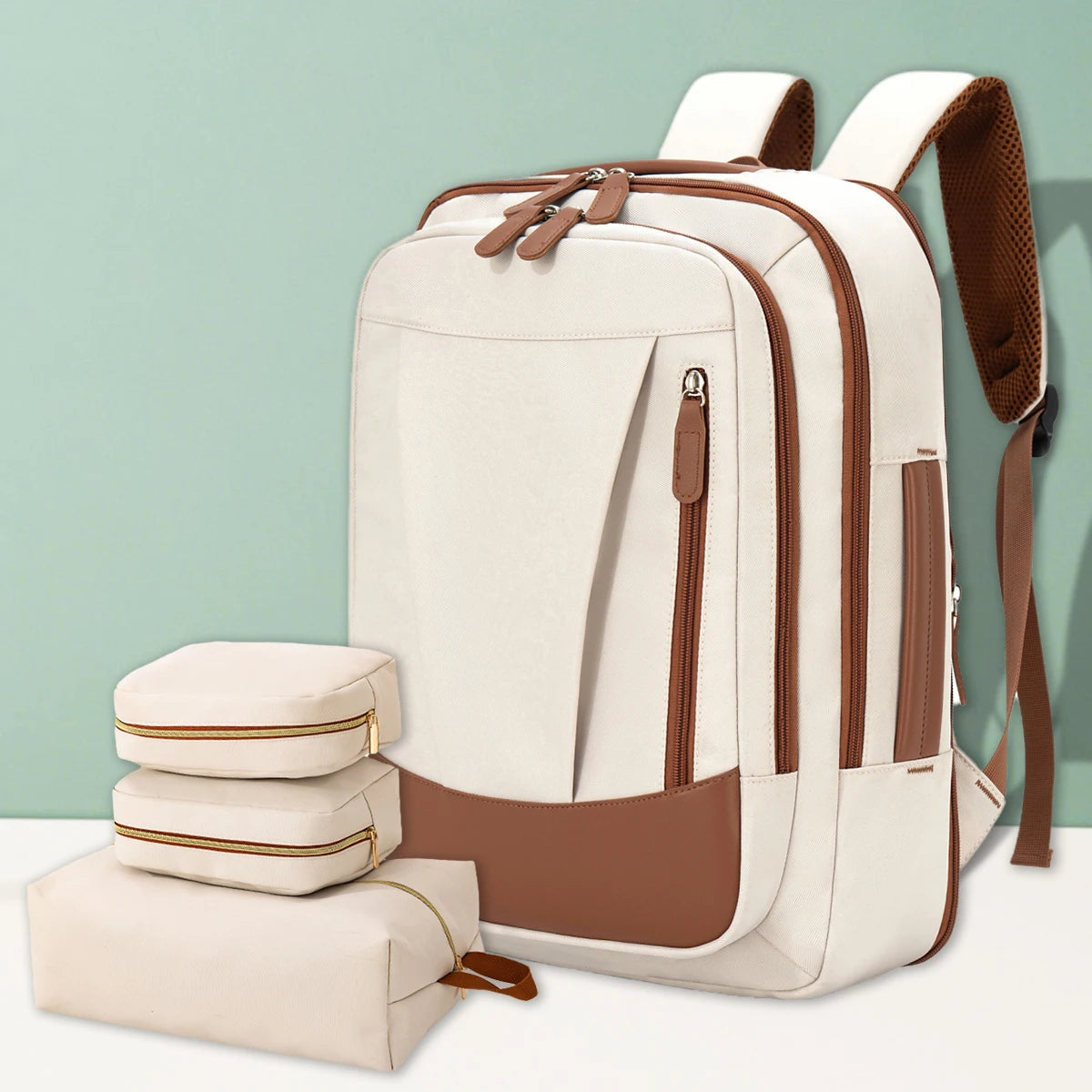 Backpack for Women 2025 New Simple Business Computer Backpack Outdoor Large Capacity Travel Bag Student School Bag for Boys exovai.com