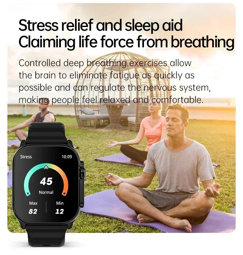 2025 New Smart Watch Series 10 Screen Bluetooth Call Heart Rate Blood Pressure GPS Smartwatch for Android IOS Sports Watch exovai.com