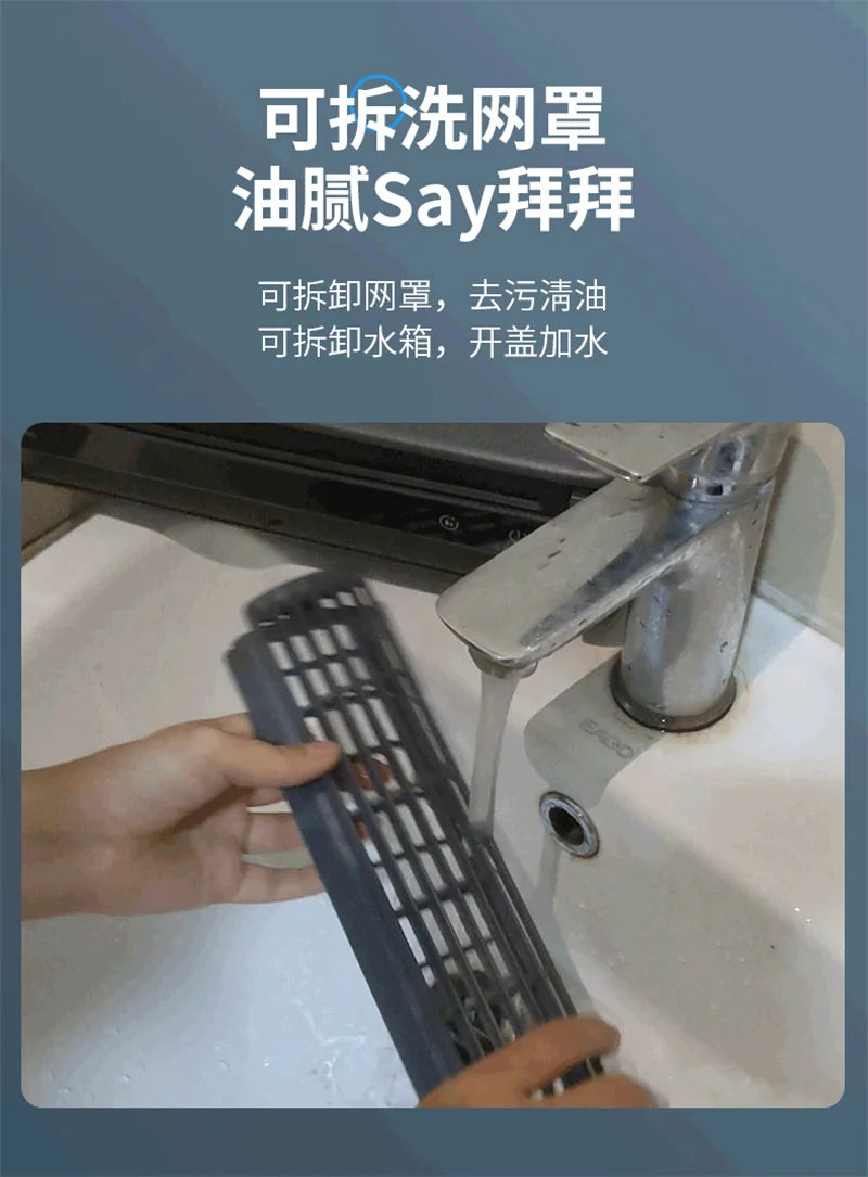 Kitchen Air Conditioner New Wall-mounted Cooling Fan Strong Wind Charging Fan Home Remote Control exovai.com