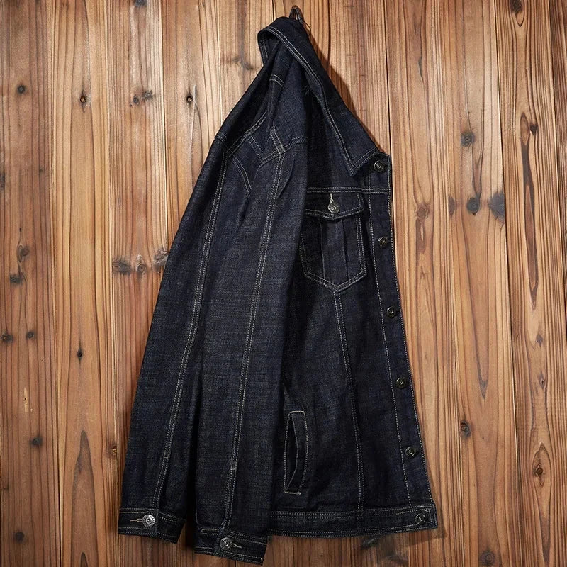 Men's Outwear Cowboy Jackets Clothing  Large Size Jacket Coat Male Button Casual Blue Denim Jacket Plus Size M-8XL exovai.com