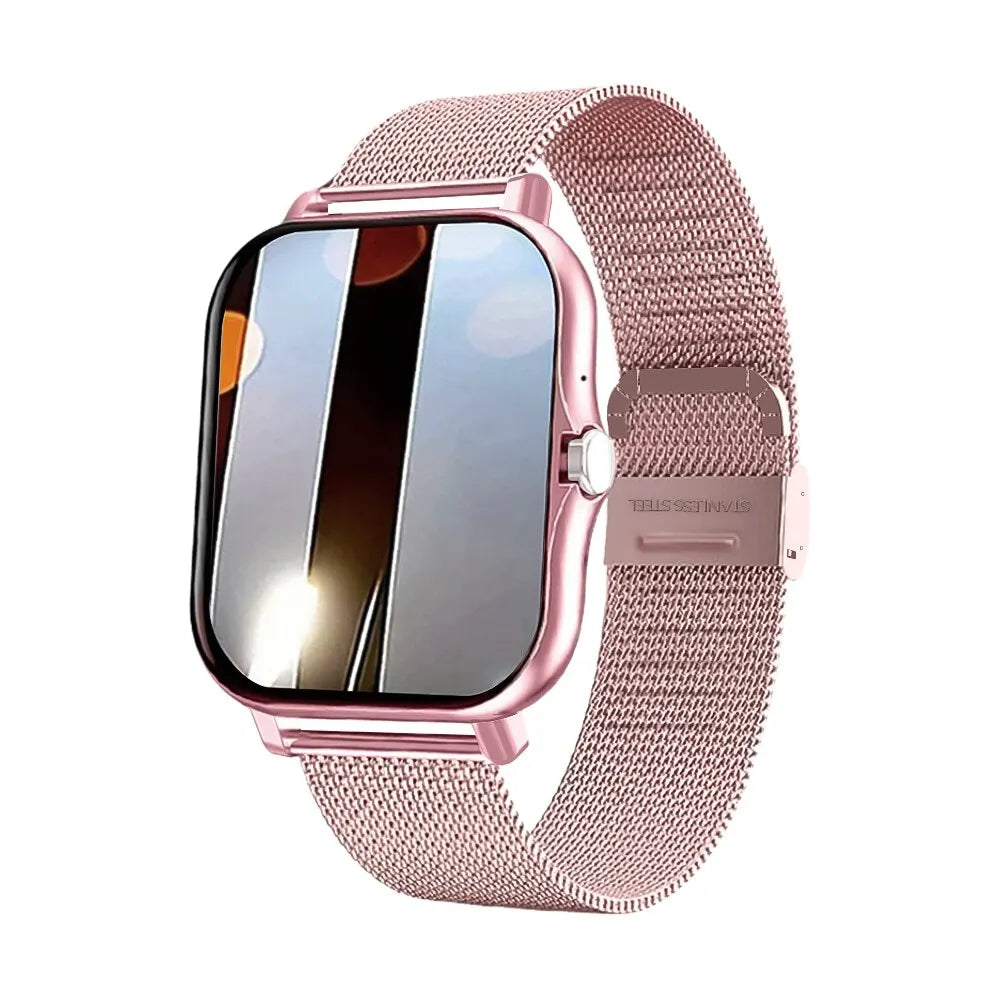 Smart watch for android phone.1.44 inch color screen full touch bluetooth call smart watch magnetic charging exovai.com