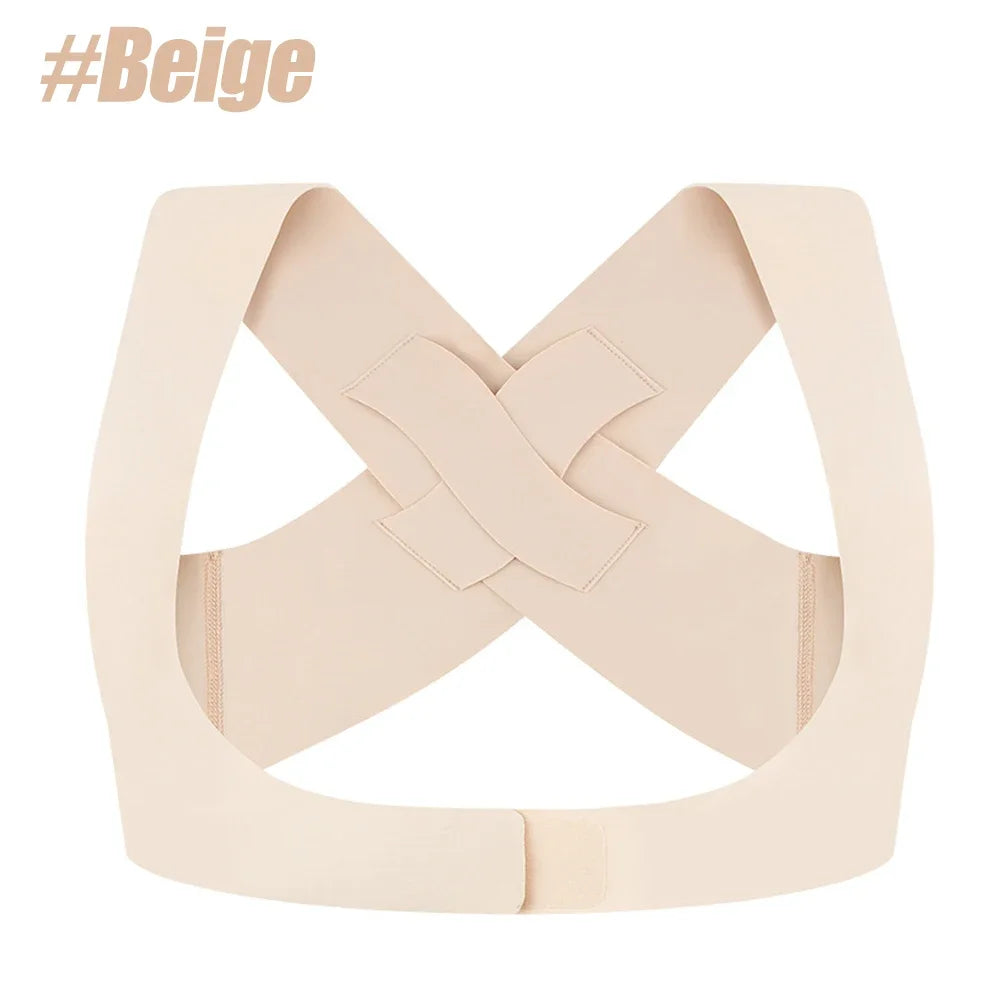 Back Posture Corrector Brace for Women Breathable Back Posture Correction Back Support Belt Adjustable Shoulder for Students exovai.com