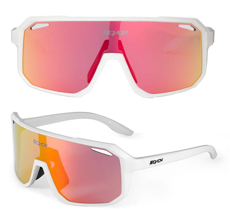 SCVCN New Cycling Glasses Bike Sunglasses Men UV400 Eyewear Outdoor Sports MTB Goggles Bicycle Women Riding Hiking Sunglasses exovai.com