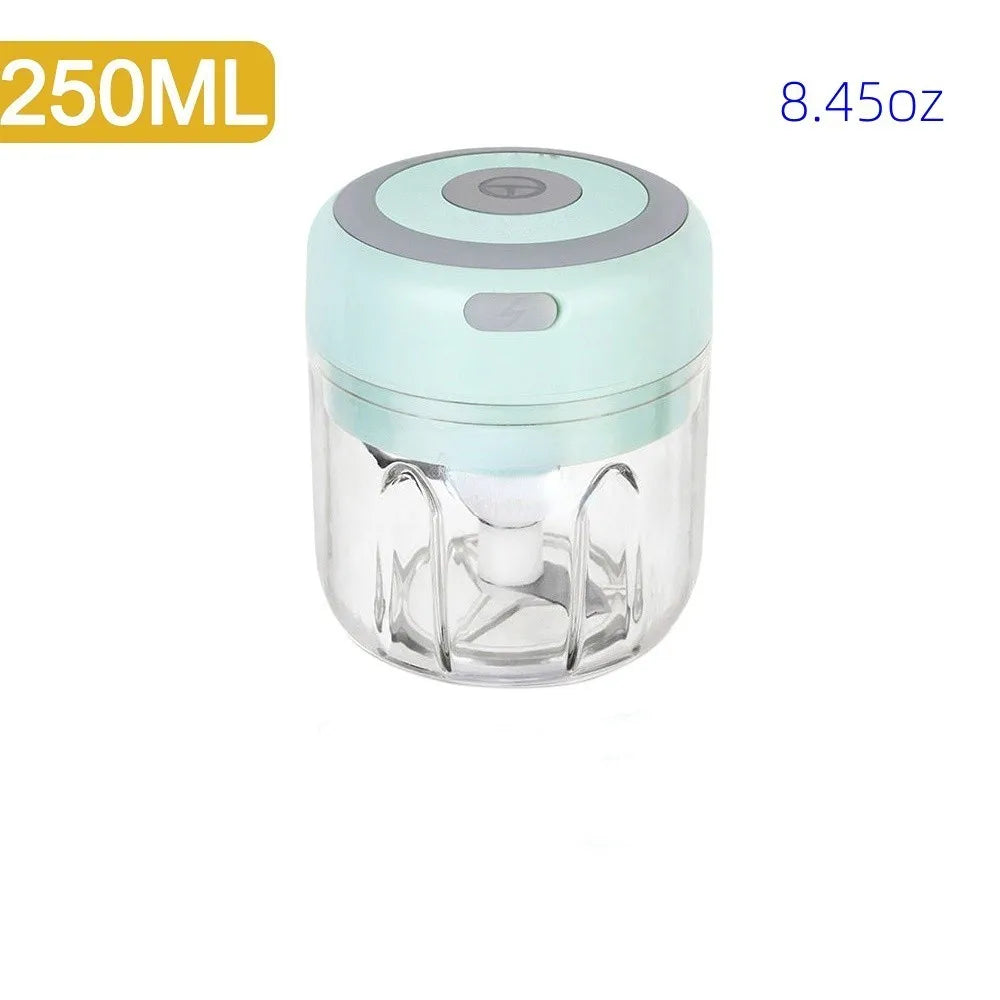Electric Mini Garlic Chopper USB Meat Grinder Garlic Masher Machine Sturdy Durable Crushed Ginger Vegetable Crusher Kitchenware exovai.com