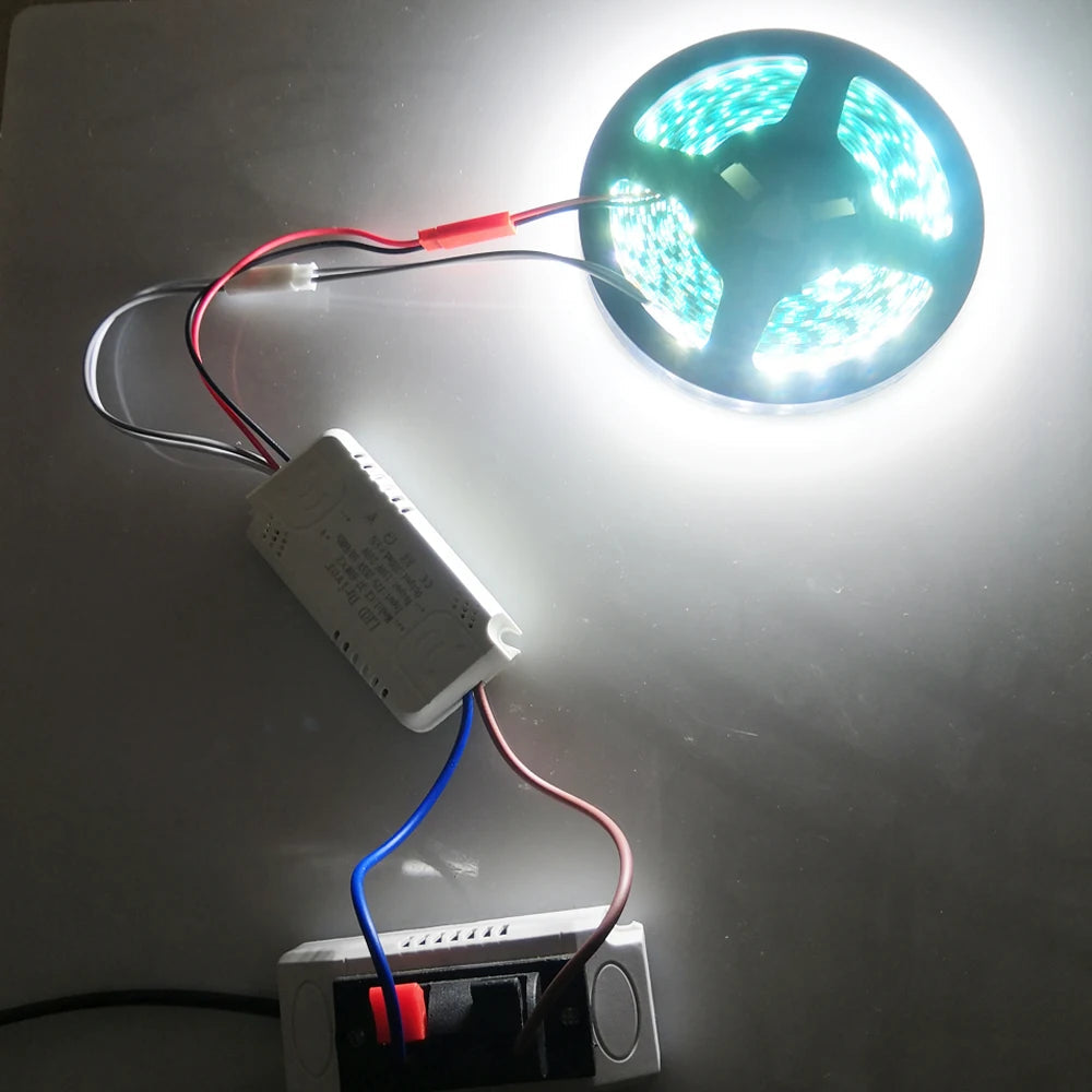 8W-160W LED Driver 3 color Adapter For LED Lighting AC220V Non-Isolating Transformer For Ceiling Light Chandelier Replacement exovai.com