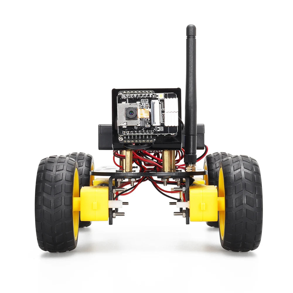 4WD Smart Robot Car ESP32 Camera Wifi Automation Kit For Arduino Programming ESP Robot with Antenna Learning Complete Coding Kit exovai.com