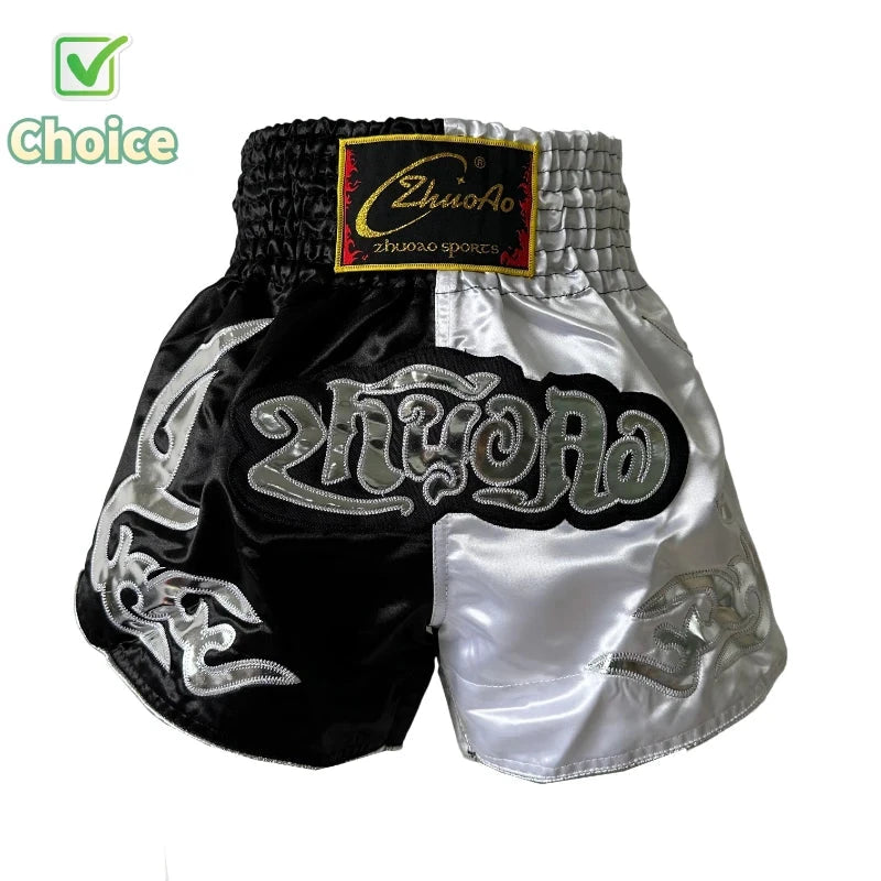 Muay Thai Fight Shorts MMA Shorts Clothing Training Fighting Grappling Martial Arts Kickboxing Shorts Kickboxing Boxing Pants exovai.com