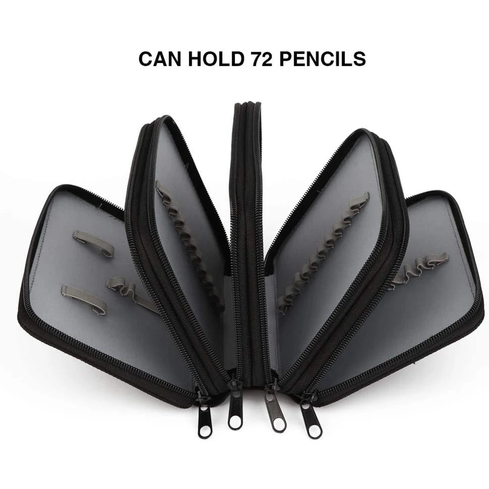 Pencil Case Boy, 72 Slots Pencil Case Large Capacity Student Stationary Case Colored Pencils Holder, Durable exovai.com
