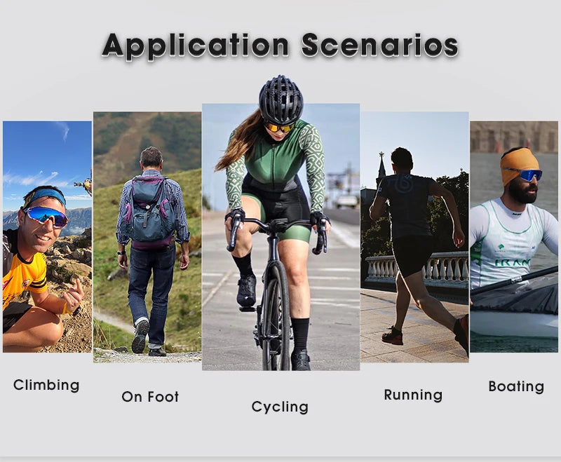 SCVCN Cycling Glasses Bike Mountain Bicycle Hiking Camping Golf UV400 Sunglasses Sport Protection Glasses for Men Women Baseball exovai.com