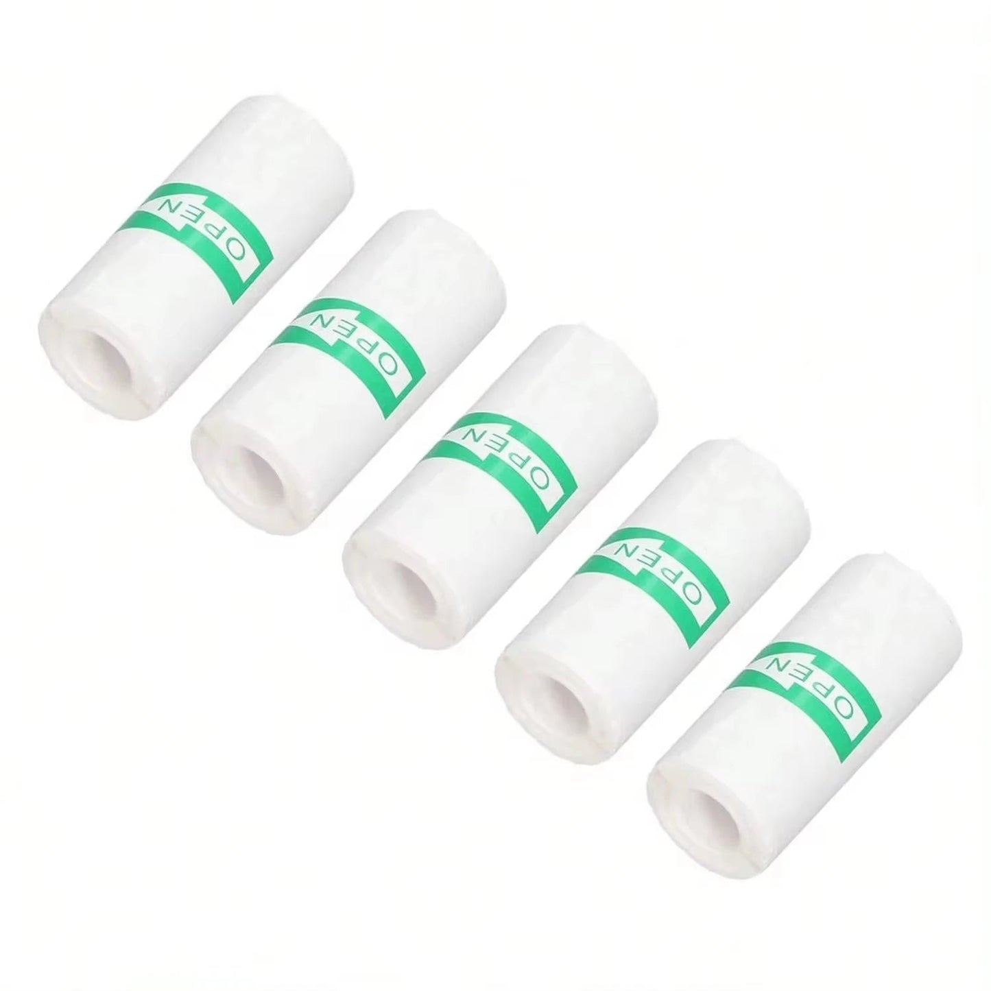 Mini Pocket Printer 5 Rolls Of Self-Adhesive Paper Portable Thermal Printer For Printer Suitable For Home Office Study And Work exovai.com