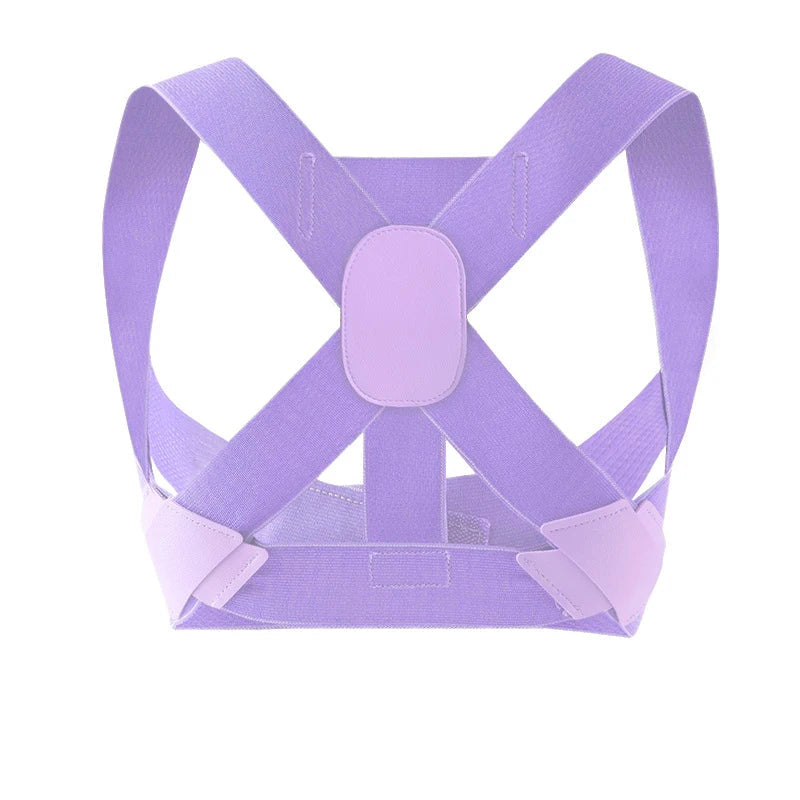 Back Belt Breathable Lightweight Upright Posture Corrector Adjustable Support Belt with Cross Design Adults' Back Correction exovai.com