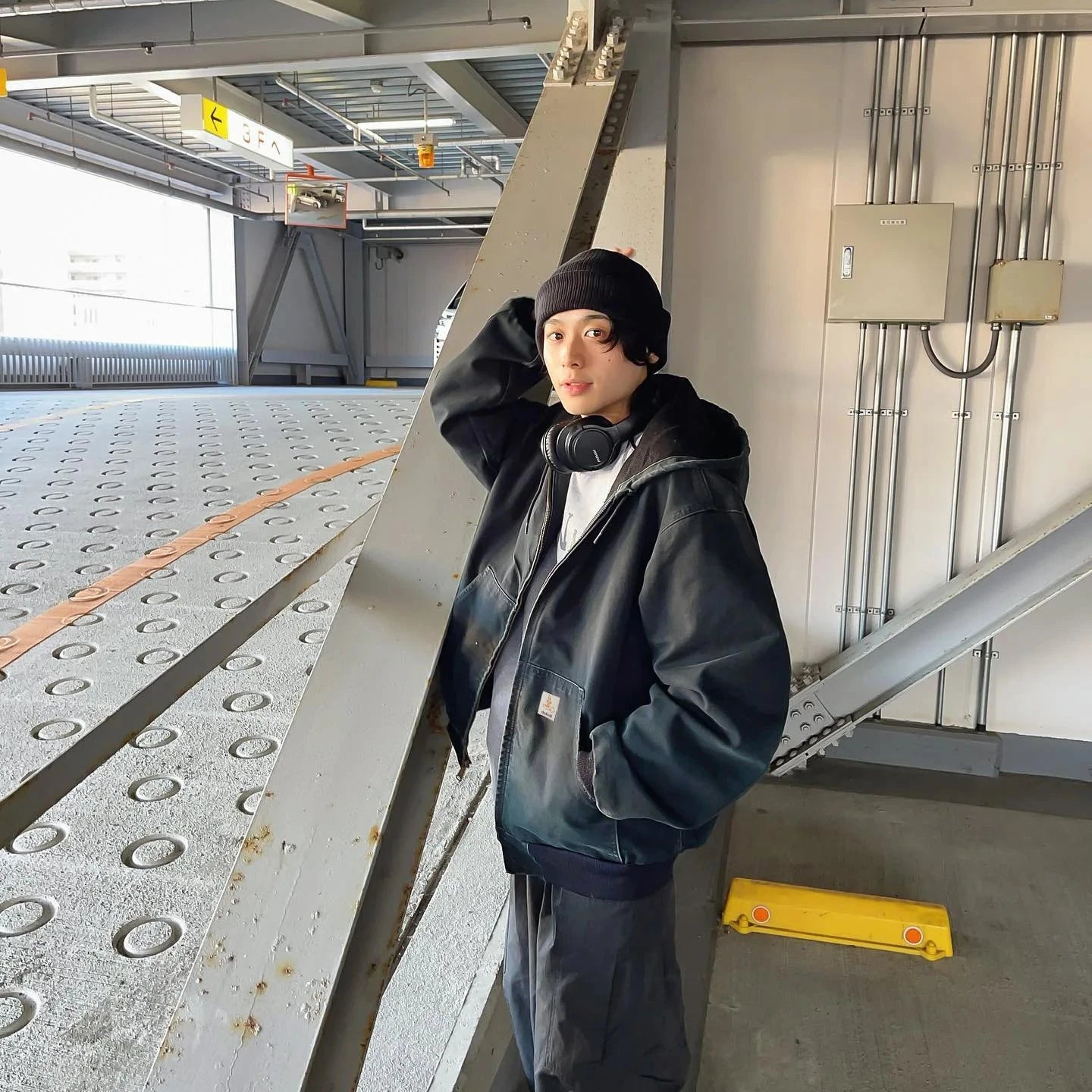 Winter New American Retro Long Sleeve Hooded Bomber Jacket Men's Fashion Cotton Thick Dom Quilted Casual Multi-pocket Coat exovai.com