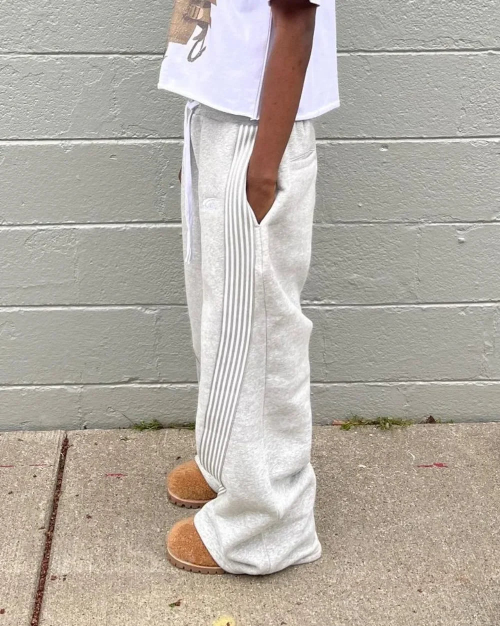 American Retro Striped Knitted Pants Men Y2k Street Harajuku Trendy Brand Oversized Trousers Loose Casual Wide Leg Pants Women exovai.com