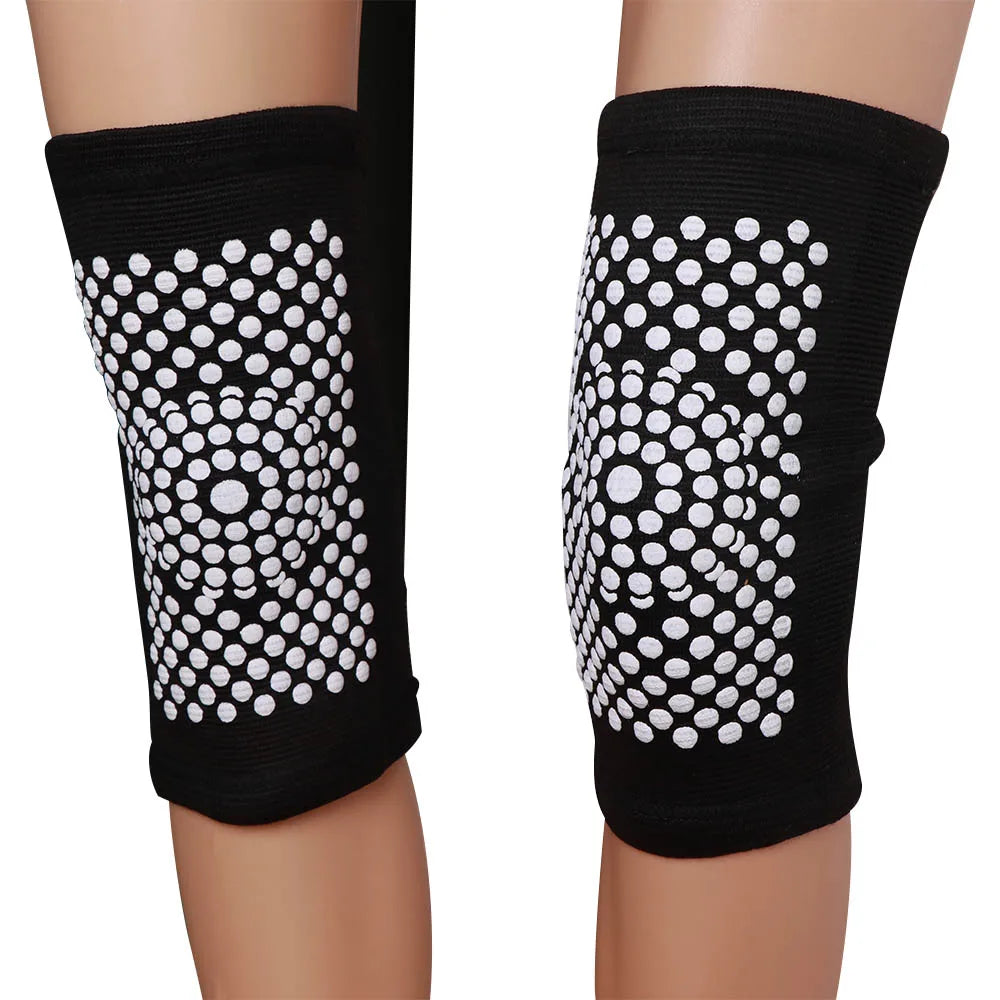 Tourmaline Injury Recovery 2PCS Pain Relief Knee Pads Warm Knee Brace Support Knee Pads Self Heating exovai.com