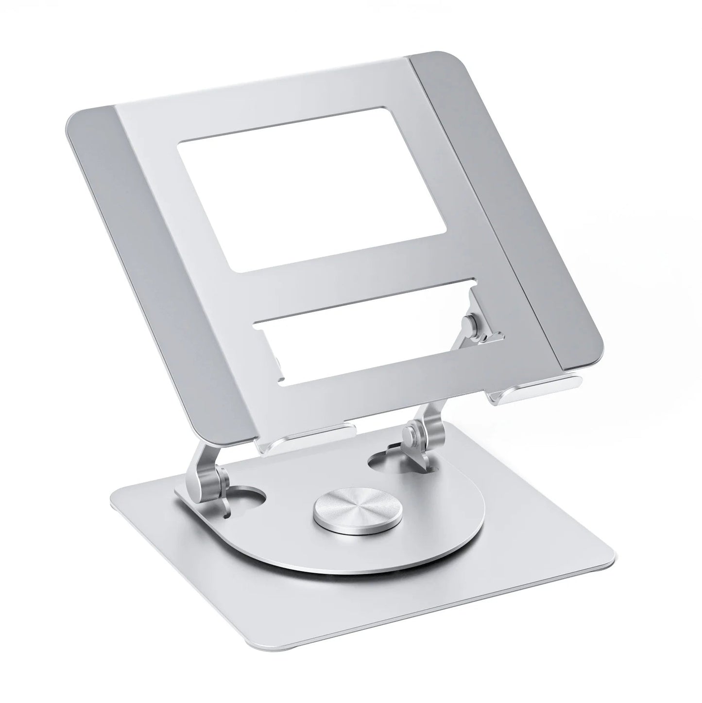 Laptop Stand 360° Rotating Base Foldable Computer Desk Riser  Aluminum Alloy Compatible MacBook Pro/Air Notebook 10- 17.5Inches exovai.com