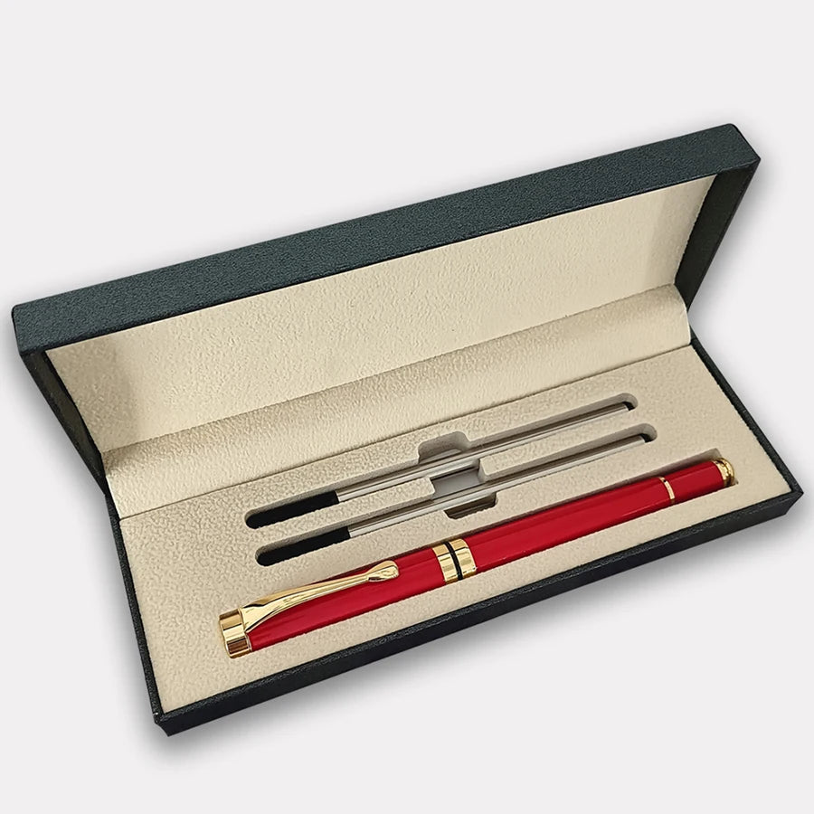Gift Box Packaging Luxury Custom Gel Metal Pen Stationery Set Text Writing Pretty Office Ballpoint School Supplies 2024 Store exovai.com