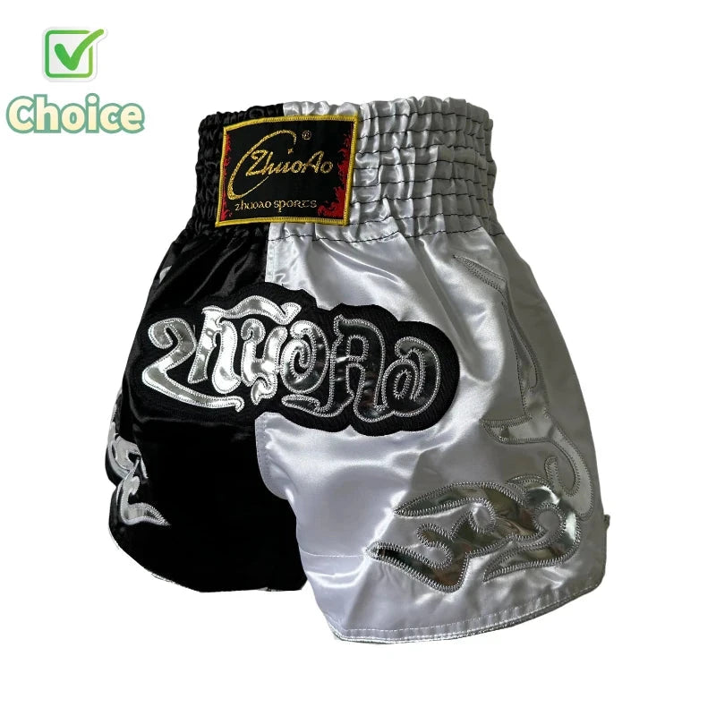 Muay Thai Fight Shorts MMA Shorts Clothing Training Fighting Grappling Martial Arts Kickboxing Shorts Kickboxing Boxing Pants exovai.com