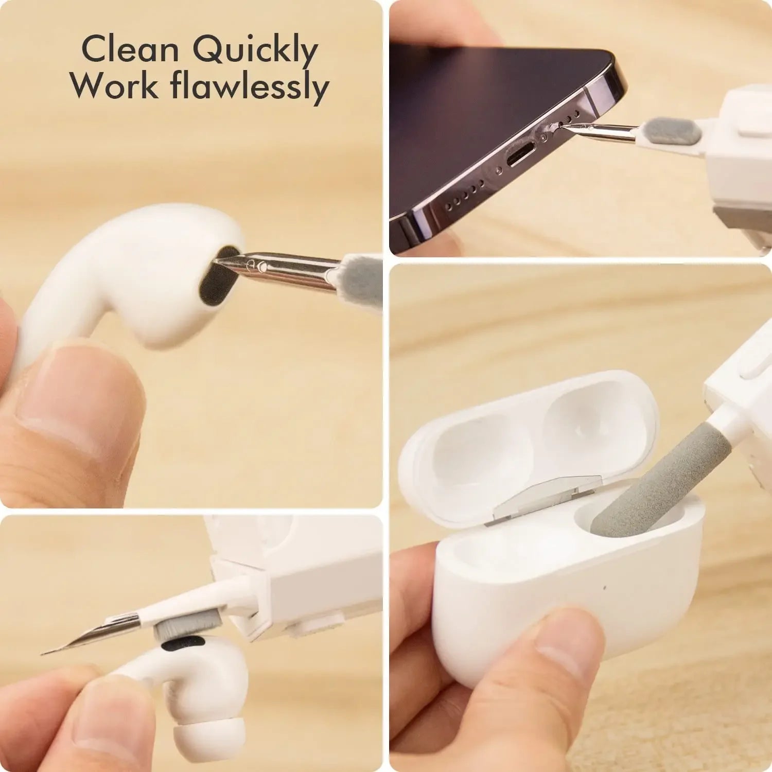8 in 1 Cleaning Kit Computer Keyboard Cleaner Brush Earphones Cleaning Pen For  Headset IPad Phone Cleaning Tools Keycap Puller exovai.com