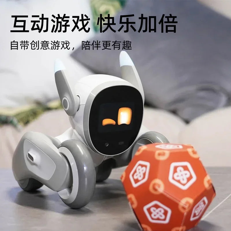 Loona Smart Robot Dog Cute Intelligent Emotional Robots Accompany Voice Machine Compatible Custom Monitor Electronic Toy Gifts exovai.com