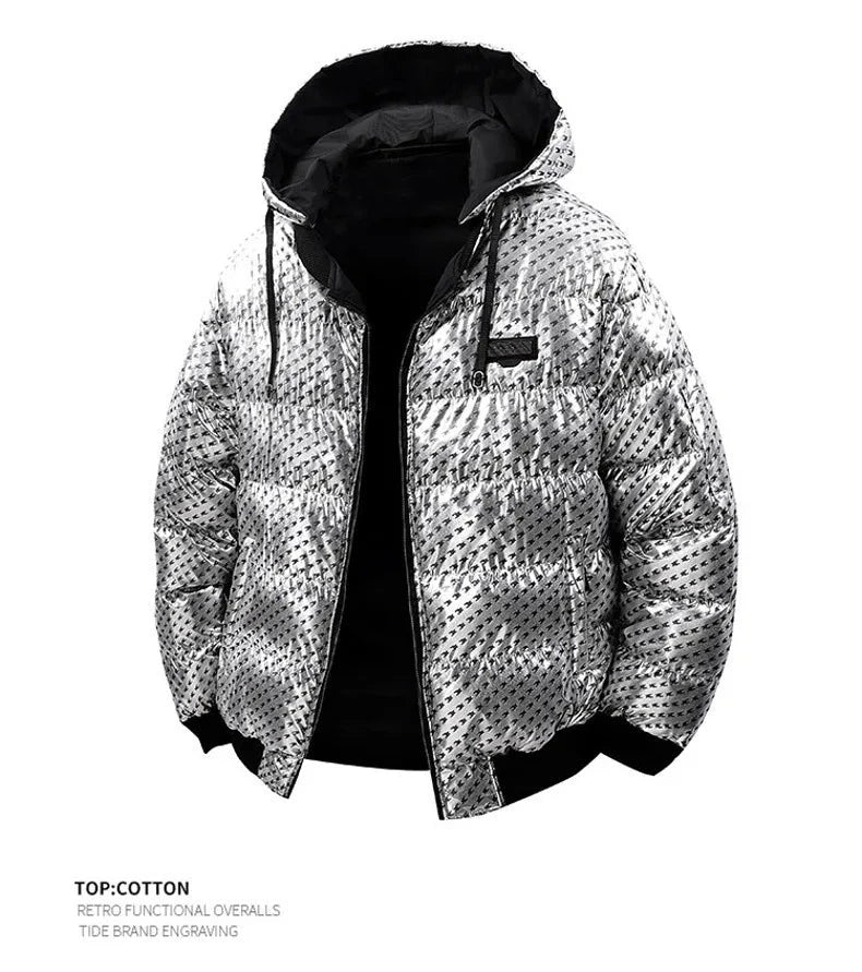 Thickened Warm Men Cotton Parkas Fashion Casual Style Roupas Masculinas Comfortable Wind-Resistant Clothing Quality Zipper Coat exovai.com